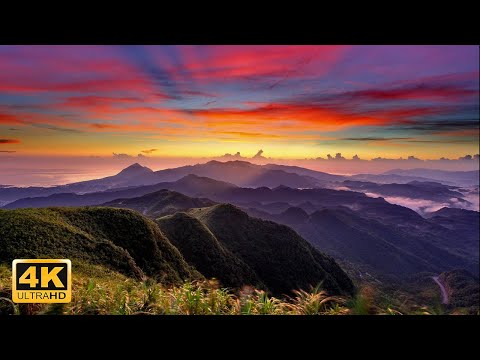 3 hour 4k Majestic Aerial Views with Relaxation Music