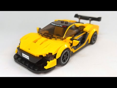 Mclaren P1, 8 studs wide bricks Speed Champions MOC ,not Lego.