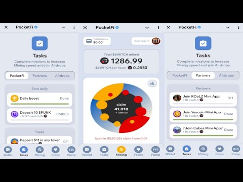 PocketFI Airdrop Listing Soon | Connect Wallet And Claim PocketFI Airdrop | PocketFI $SWITCH Claim