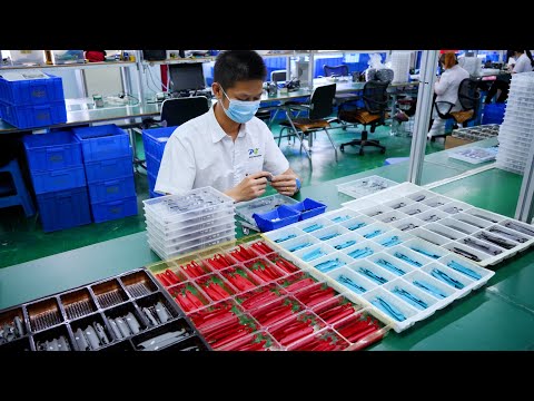 Amazing! Voice Translator Pen Mouse Mass Production Process.  Electronics Factory in China