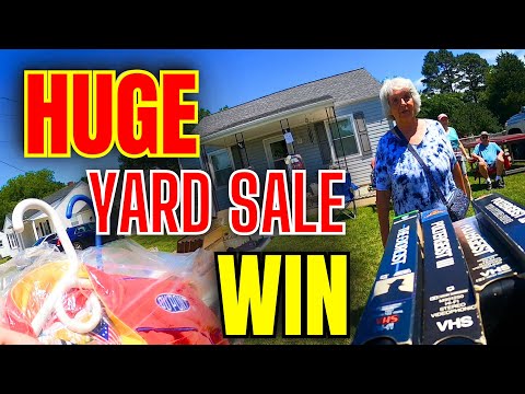 She SAVED this HUGE Yard Sale deal for me!