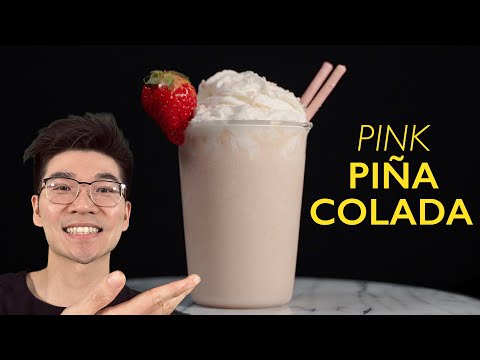 A Simple (Pink) Piña Colada Recipe