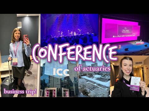 ACTUARIAL CONFERENCE DEBUT (IFoA GIRO 2024 vlog in Birmingham)