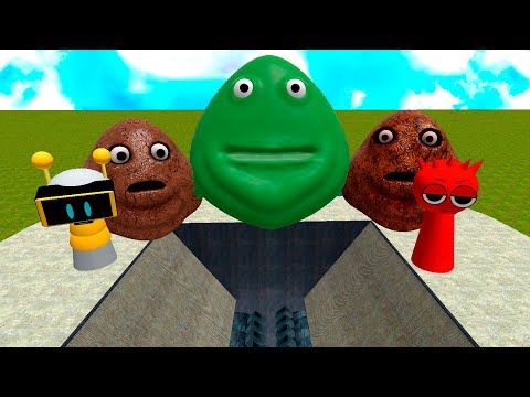 SECRET 😱 SHREDDER CREEPY SPRUNKI POU KILLER BOU FROM BOU'S REVENGE In Garrys Mod!