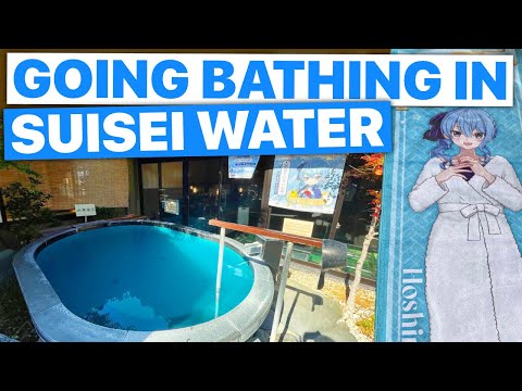 Bathing In Suisei Water or Hololive Gen 0 Onsen Collab (VLOG) [Eng Subs]