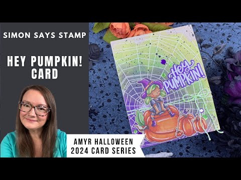 Hey Pumpkin! Card | AmyR Halloween 2024 Card Series #24