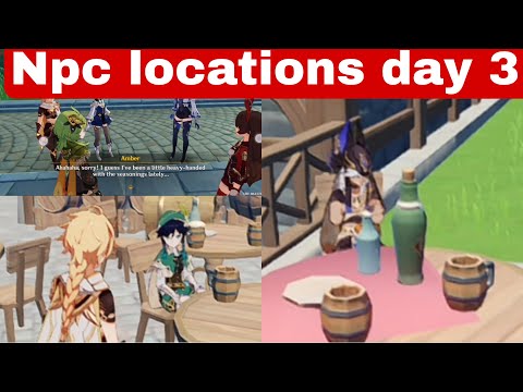 Npc secret locations in mondstat! (windblume day 3)