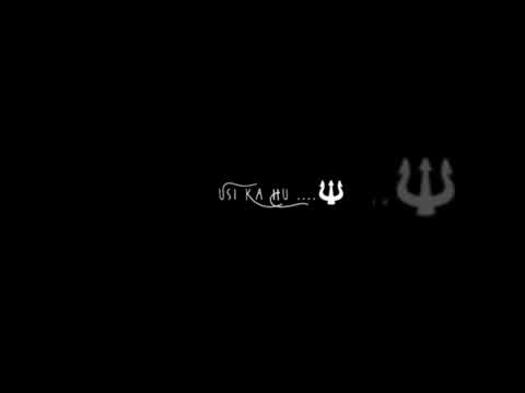 kailash pati hai wo dam damru bajaye lyrics status black screen #lyricvideo #mahadev #trending #123