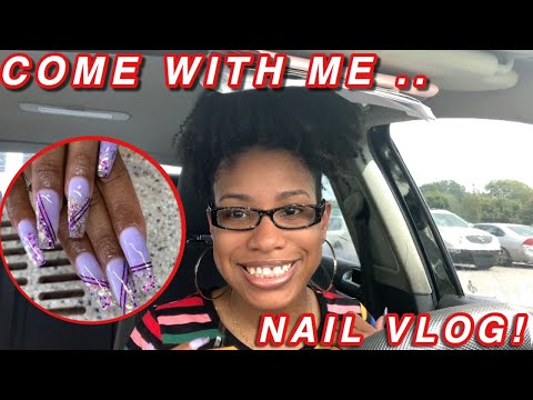 COME WITH ME TO GET MY NAILS DONE | Nail Vlog!