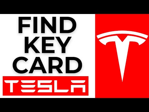 How To Find Tesla Key Card - 2024