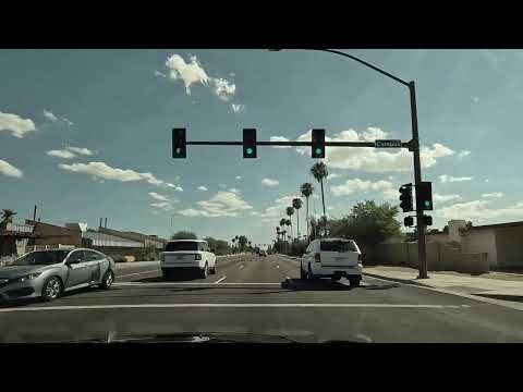 A Drive on Hayden Road - Mcclintock Road - Tempe, Mesa, Chandler - Arizona