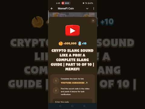 CRYPTO SLANG SOUND LIKE A PRO A COMPLETE SLANG GUIDE | Part 10 of 10 | Memefi Code