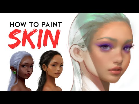 How To Paint Skin - Digital Painting Tutorial!