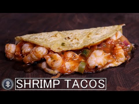 Delicious Shrimp Tacos - Tacos de Gobernador  - Mexican Food