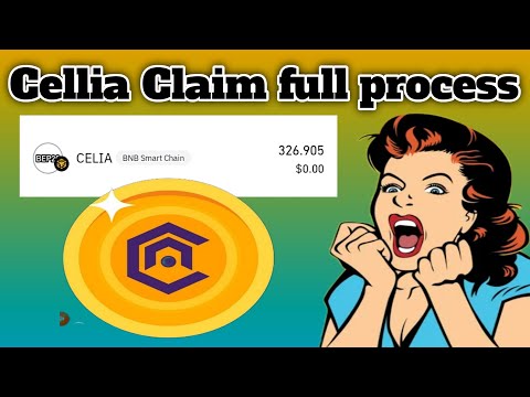 Cellia claim karna ka treka | how to Claim Cellia coin | Cellia New Update |  cellia live Claim