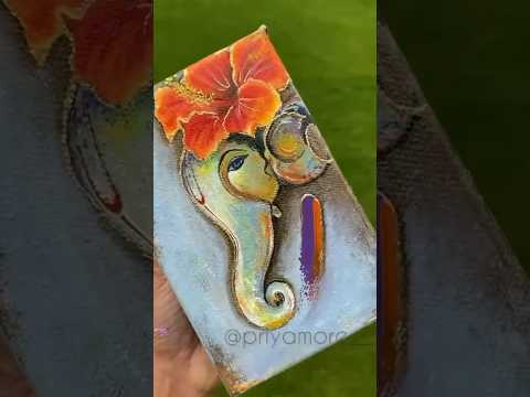 Ganpati Painting | Ganpati Acrylic Painting #ganpati #diy