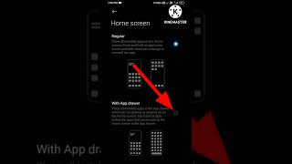 how to enable app drawer// swipe up to open app drawer in mi phone#shorts #shorts