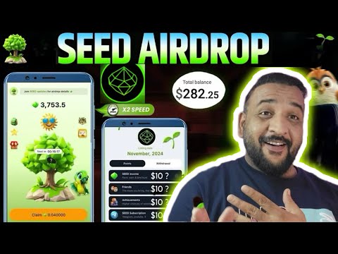 Seed Mining Update Today | Seed Airdrop SNAPSHOT, Airdrop Crypto  DETAILS HINDI - URDU