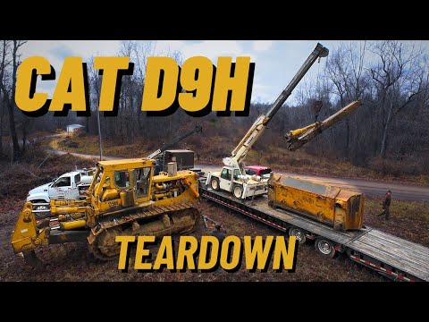 Hauling Diesel Creek's Caterpillar D9 Blade