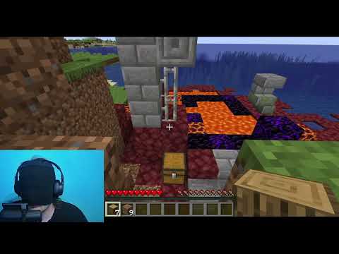 Trying to Beat Minecraft Blindfolded Part 1