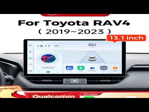 Ainavi 13.1 Inch For Toyota Toyota RAV4 2019 2020 2021 2022 2023 RAV 4 Car Radio Carplay A