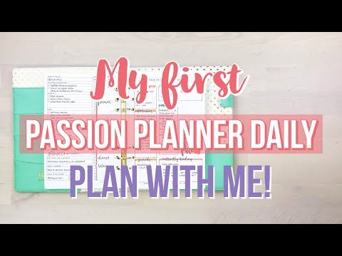 Passion Planner Daily - Plan With Me!