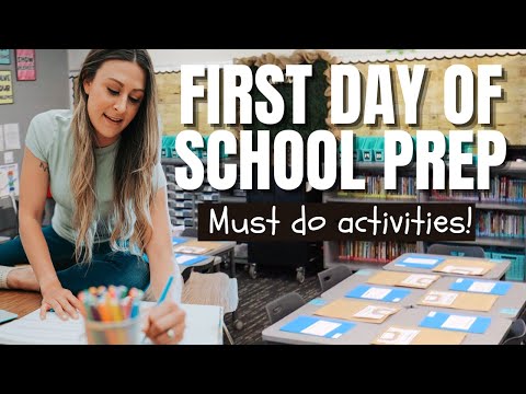 Back to School Activites: EVERYTHING I Prep for the First Day!