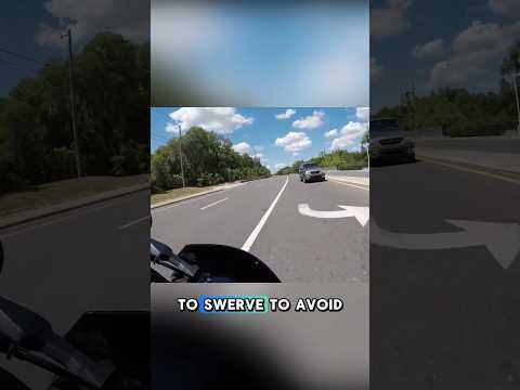 Biker Ends Up in Wrong Lane | @ro9004