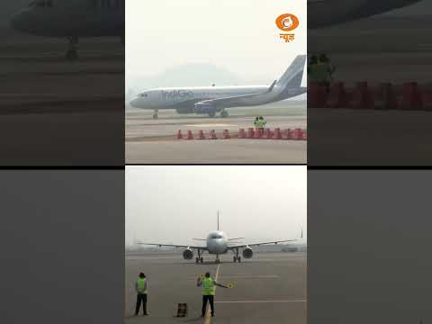 Navi Mumbai International Airport conducted its first flight validation test with an IndiGo A320