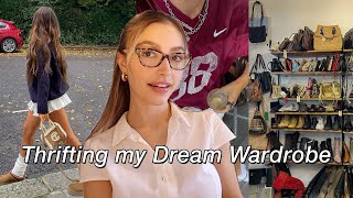 thrifting my dream wardrobe... shopping vlog + haul