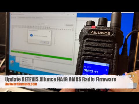 Update RETEVIS Ailunce HA1G GMRS Radio Firmware