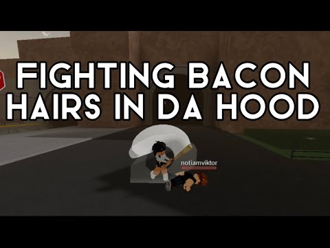 FIGHTING BACON HAIRS IN DA HOOD