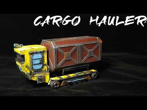 Terrain Tutorial - Cargo Hauler - Warhammer 40K, Kill Team, Necromunda