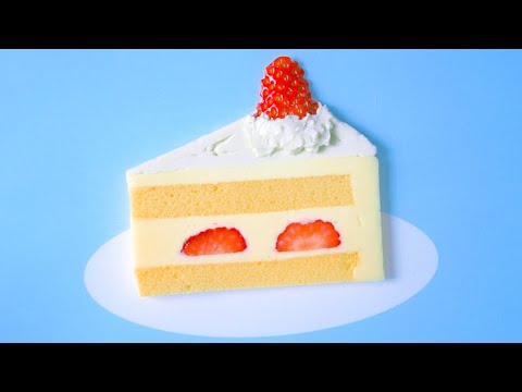 絵本の世界のショートケーキ