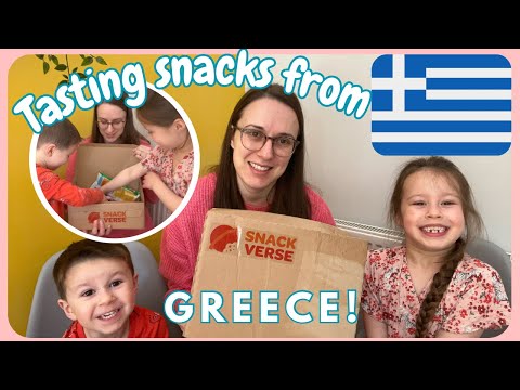 TASTING SNACKS FROM GREECE! | SNACKVERSE UNBOXING UK