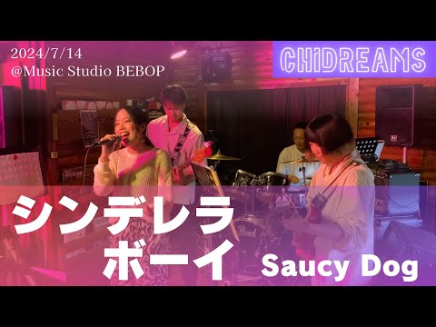 【LIVE】シンデレラボーイ｜Saucy Dog ｜チドリームス｜2024/7/14 ＠Music Studio BEBOP｜