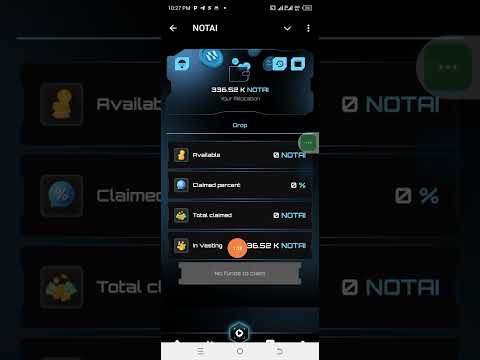 NOTAI,. How to claim your airdrop