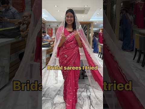 Ofcourse I tried MANY MORE but taking video wasn’t allowed in store 🥲 Day 211/365 #bride #wedding