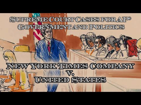 Supreme Court Cases for AP® Government and Politics – New York Times Company v. United States