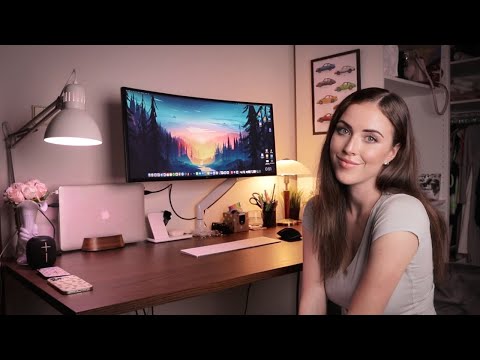 My PRODUCTIVE Desk Setup 2022 (As a Student & YouTuber)