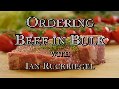 Ordering Beef in Bulk