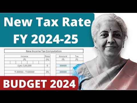 Budget 2024 me Income tax slab rate FY 2024-25 | Changes in Income tax rates | Finance Minister