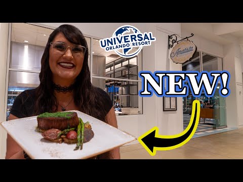 Universal Orlando BEST NEW MENU ⭐ Loews Sapphire Falls Amatista Cookhouse food review