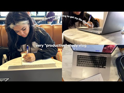 very *productive* study vlog: stationary haul + studying korean / hangul