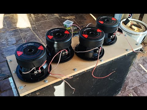 DD506 6.5" Subs (4) (145.3DB 17hz) (1700+W)