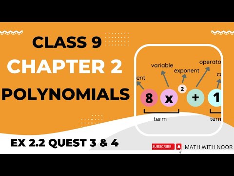 Class 9 chapter 2 exercise 2.2 Ques - 3 & 4 #math #class9 #cbse