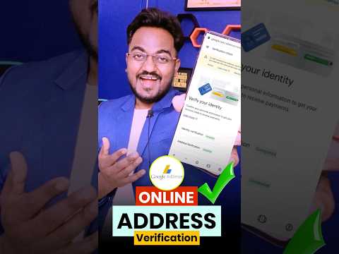 Google Adsense Online Address Verification 👍#shorts #youtubeshorts #technogurudev #Adsense #youtube