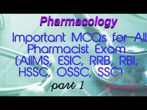 Pharmacology Imp MCQs for all Pharmacist exam 2023/#pharmacistexamprepration #hssc #mppeb #tnmrb