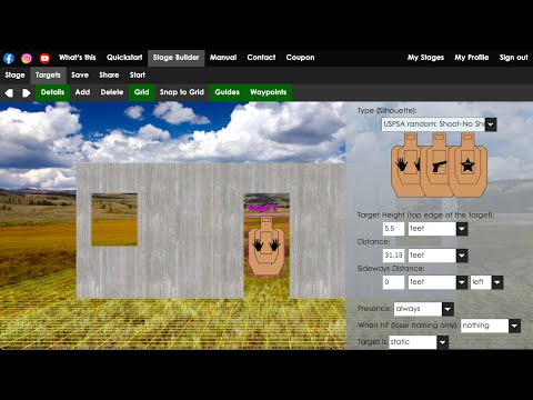 DryFireOnline.com: Stage Builder v2