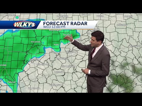 Light shower chances Christmas Day